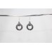 Earrings Silver 925 Sterling Dangle Drop Marcasite Stone Women Handmade E233